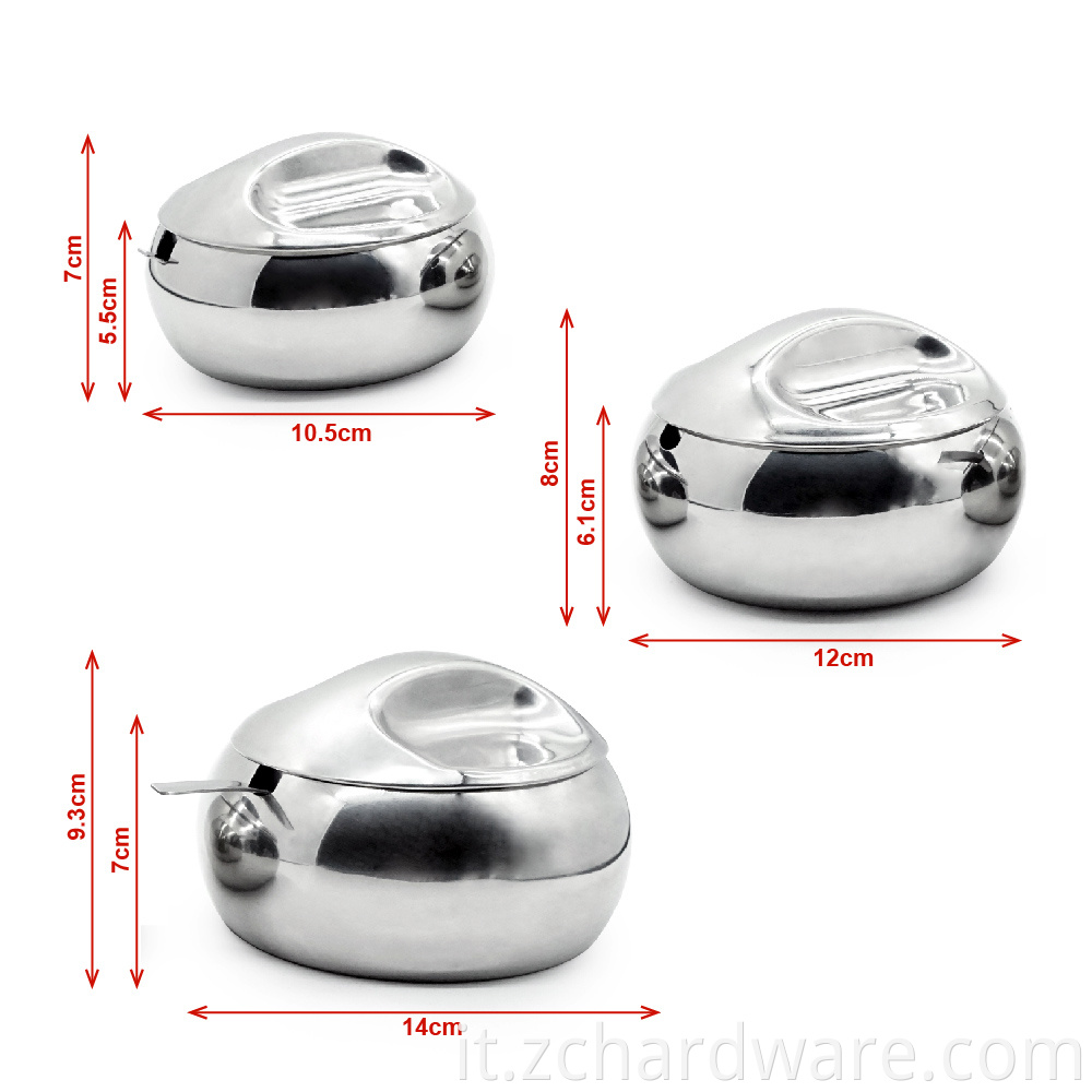 Stainless Steel Sugar Bowls